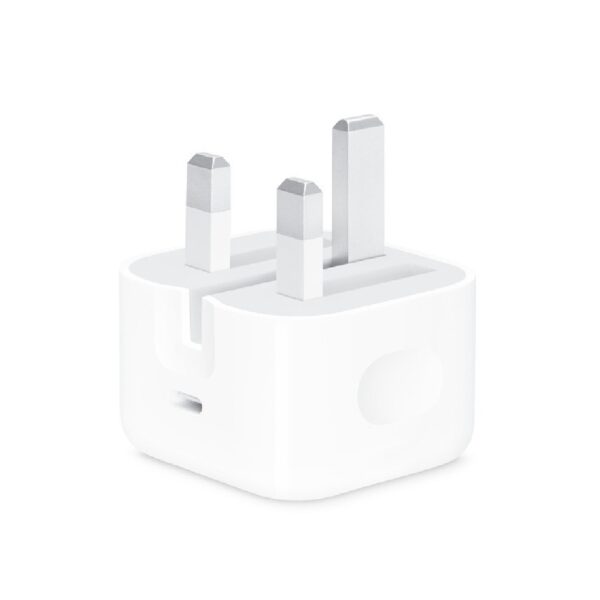 20w usb c 3 pin power adapter white