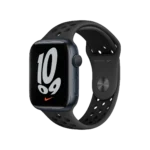 apple watch nike series 7 (41mm gps) – midnight aluminium case with anthracite – excellent