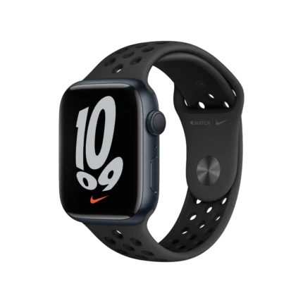 apple watch nike series 7 (41mm gps) – midnight aluminium case with anthracite – excellent