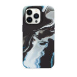iphone 12 pro max silicone – black/white