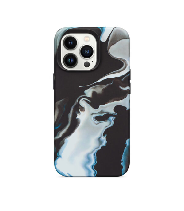 iphone 12 pro max silicone – black/white