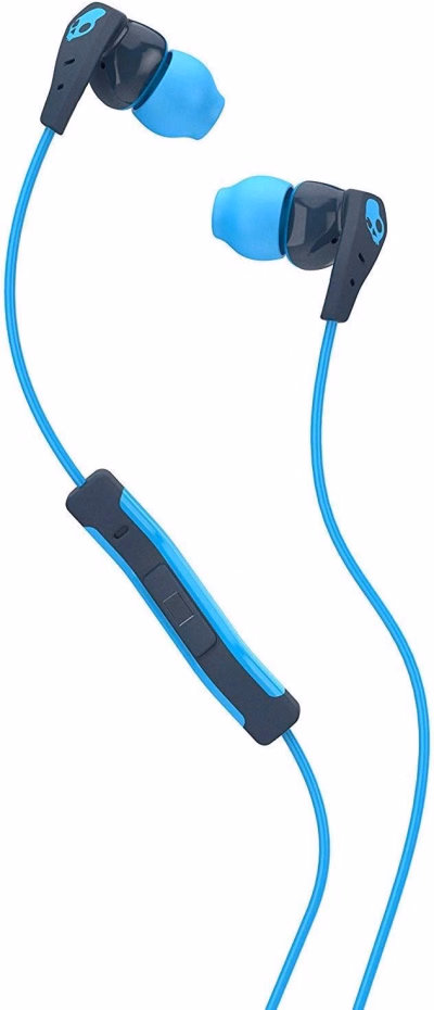 skullcandy method s2cdy k477 in ear wired earphones with mic blue