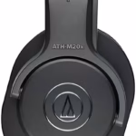 audio technica ath m20x professional over ear headphones, black
