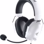 razer blackshark v2 x gaming headset, 7.1 surround sound, 50mm drivers, memory foam cushions, 3.5mm jack, pc, ps4, ps5, xbox, switch, mobile compatible, white