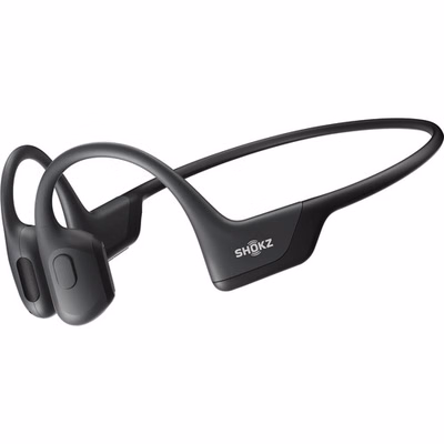 shokz openrun pro bone conduction open ear sport headphones (s810bk) black