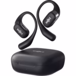 shokz openfit true wireless earphones with directpitch technology, model t910bk, black