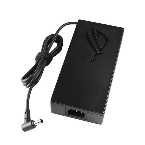 asus rog 240w genuine charger – 20v output, 6.0mm (6phi) pin, compatible with rog series laptops, black