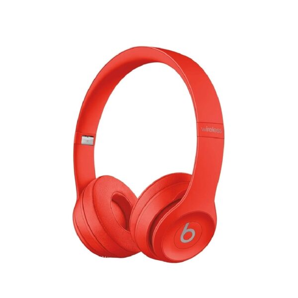 beats solo 3 wireless headphone citrus red