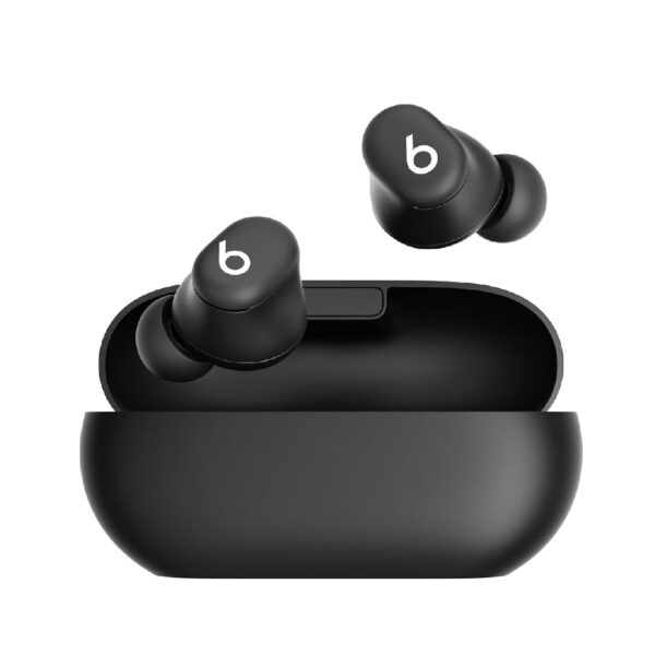 beats solo buds true wireless earphones, bluetooth, sweat & water resistant, compact, matte black