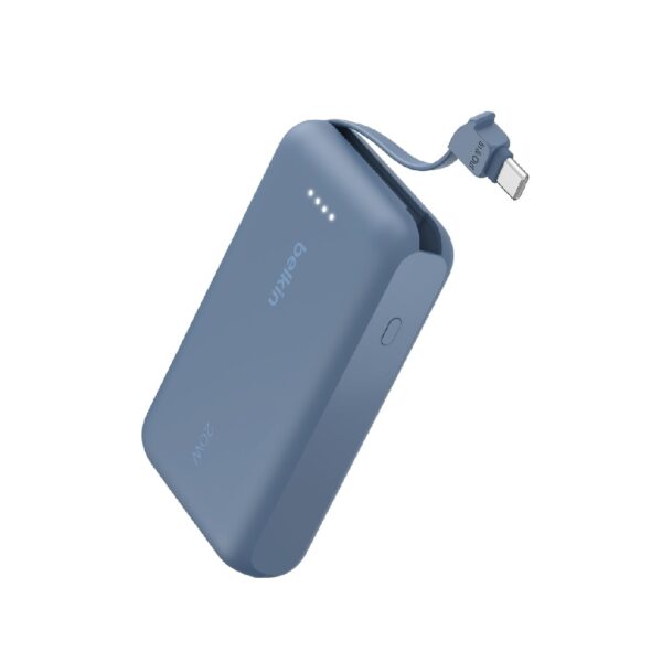 delivery in 48 hours belkin 10000mah portable power bank, 10k usb c power bank, 1 usb c port and 2 usb a ports, 15w fast charging, compatible with iphone samsung galaxy airpods ipad, blue