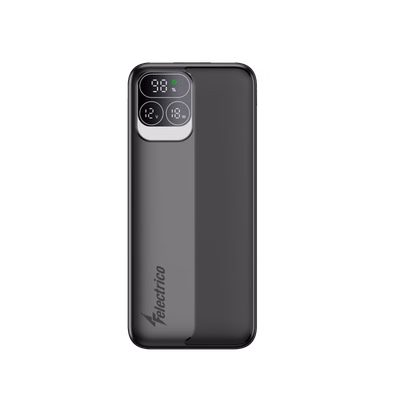 felectrico pd20w power bank 10000mah, fast charging, dual usb a type c, quick charge portable