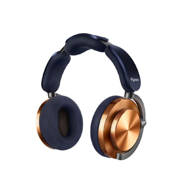 dyson ontrac™ over ear wireless headphones, active noise cancelling, up to 55 hours battery life, customizable, transparency mode, cnc copper