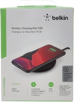 delivery in 48 hours belkin 10w fast wireless charging pad with usb c cable, qi wireless charger for smartphones, compact design, black