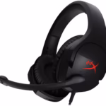 hyperx cloud stinger gaming headset memory foam noise cancel mic wired, black