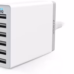 anker 60w 6 port desktop charger kit for mobile phones a2123k22/white(white)/60w