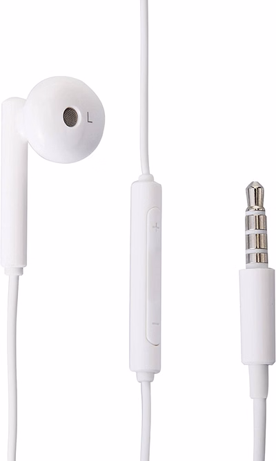 huawei stereo earphones with remote and microphone am115 one size, white