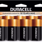 duracell coppertop d batteries, 8 count pack, d battery with long lasting power, all purpose alkaline d battery for household and office devices
