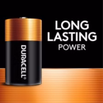duracell coppertop d batteries, 8 count pack, d battery with long lasting power, all purpose alkaline d battery for household and office devices