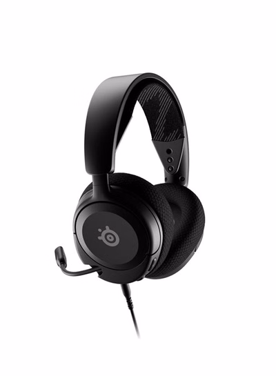 arctis nova 1 multi system gaming headset, hi fi drivers, 360° spatial audio, airweave memory foam ear cushions, ultra lightweight, pc, ps5, ps4, xbox, black | 61606