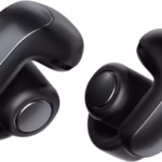 bose ultra open earbuds with openaudio technology, open ear wireless earbuds, up to 48 hours of battery life, black