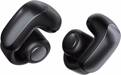 bose ultra open earbuds with openaudio technology, open ear wireless earbuds, up to 48 hours of battery life, black