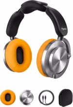dyson ontrac™ over ear wireless headphones – active noise cancelling, 55 hours battery, cnc aluminum