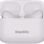 blupebble tuneflow pro true wireless earbuds, active noise cancellation, reduce noise by up to 99%, 24h playtime, compatible with iphones, samsung and other smartphones, white