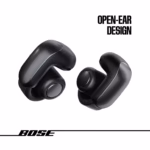 bose ultra open earbuds with openaudio technology, open ear wireless earbuds, up to 48 hours of battery life, black