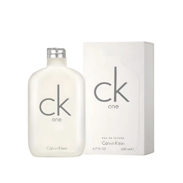 calvin klein one white box edt, unisex 200 ml