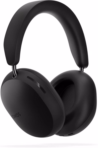 sonos ace wireless over ear headphones with noise cancellation, black
