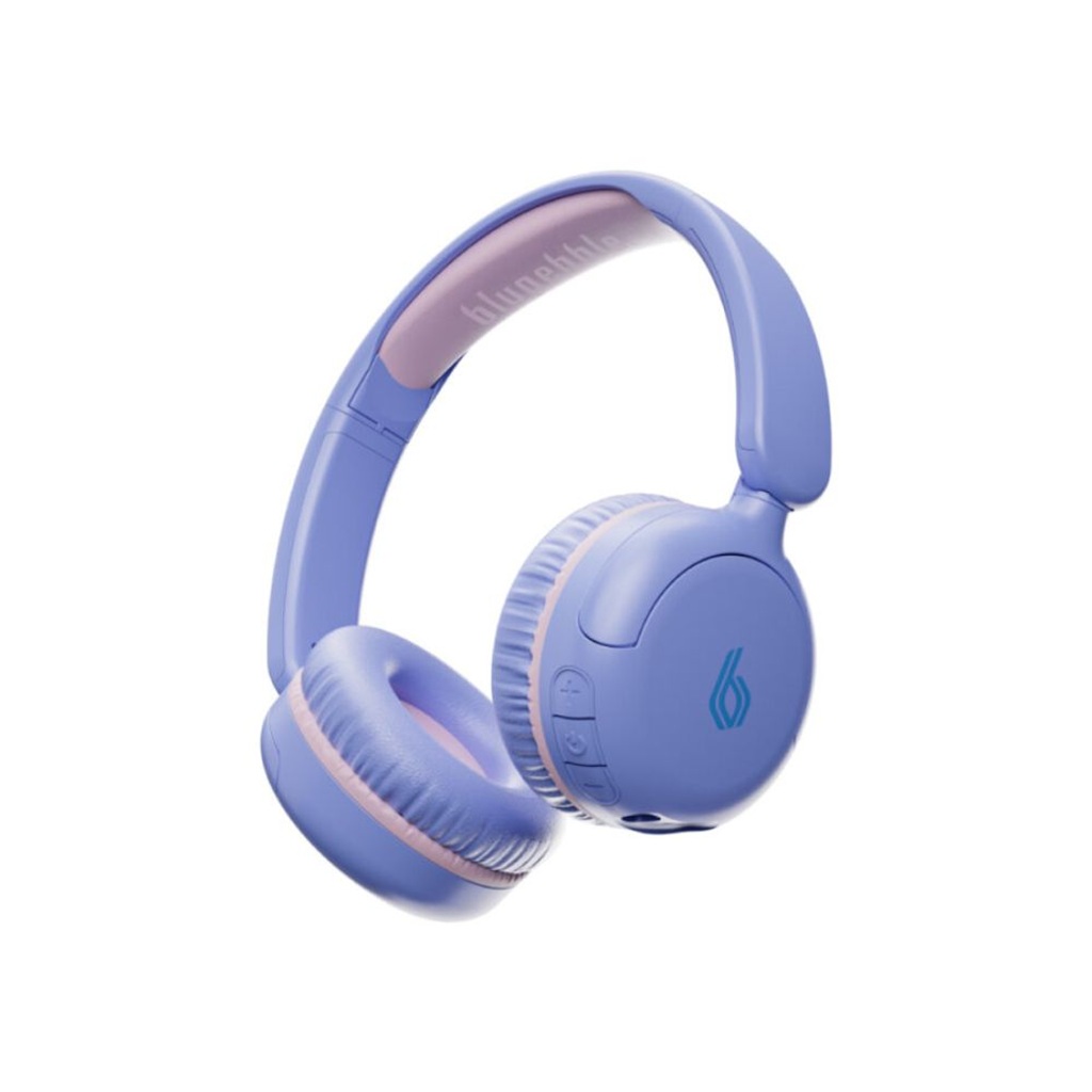 blupebble bounce kids wireless&wired on ear headphones with volume limiter,bluetooth,built in mic,siri&google assistant–foldable,lightweight,safe audio for children–20h playtime (lavender) blupebble bounce kids wireless&wired on ear headphones with volume limiter,bluetooth,built in mic,siri&google assistant–foldable,lightweight,safe audio for children–20h playtime (lavender)