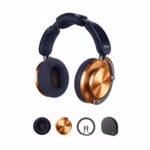 dyson ontrac™ over ear wireless headphones, active noise cancelling, up to 55 hours battery life, customizable, transparency mode, cnc copper