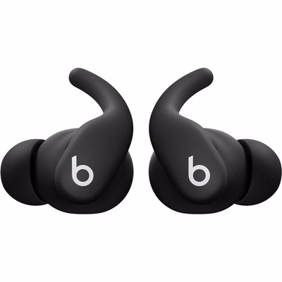 beats by dr. dre powerbeats fit true wireless earbuds, noise canceling, secure fit, long battery life, jet black