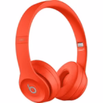 beats solo 3 wireless headphone citrus red