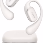 huawei freearc open ear earbuds, bluetooth, sterling sound, ip57, 28h playtime, sports earphones, grey
