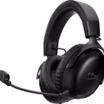 hyperx cloud iii s wireless gaming headset, 2.4ghz & bluetooth, up to 120h/200h battery, 53mm drivers, detachable mic, multi platform, black