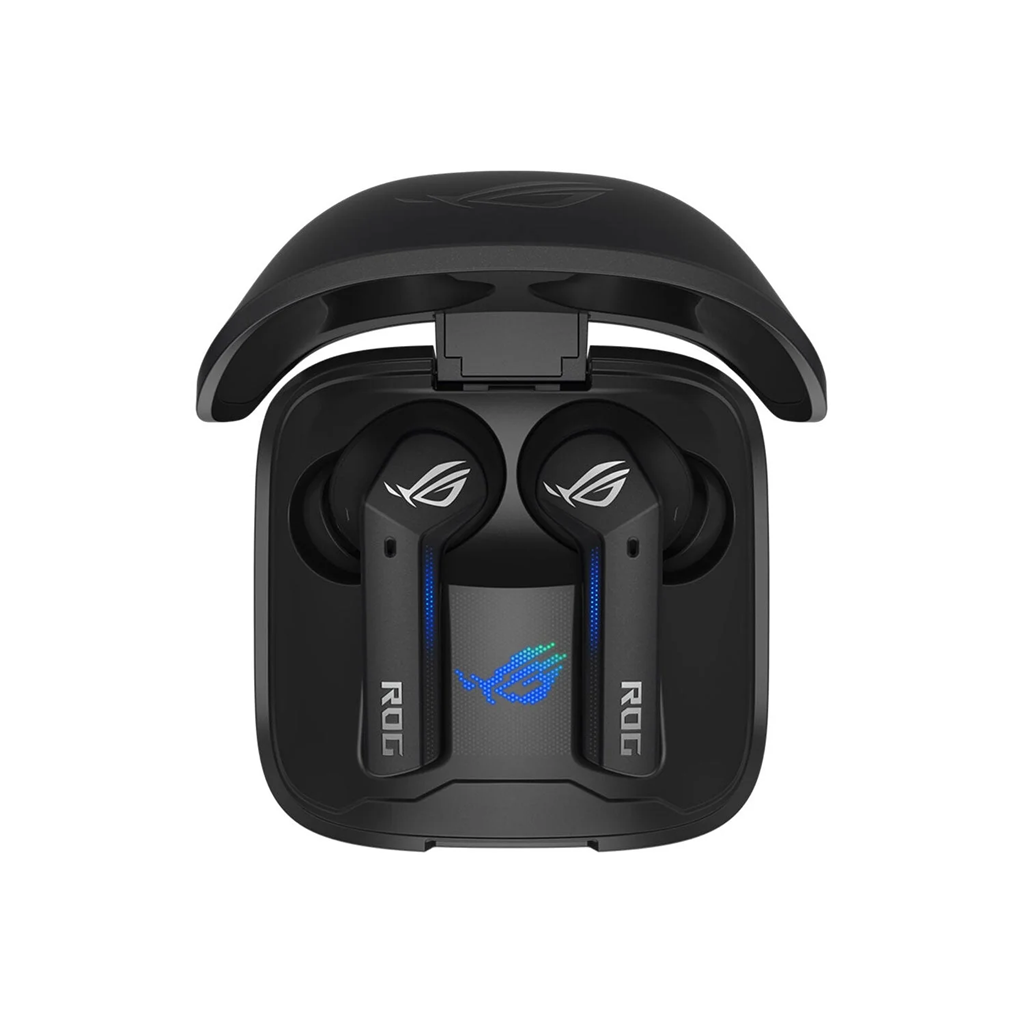 asus rog cetra anc gaming true wireless earphone (90yh03g1 b5ua00) black