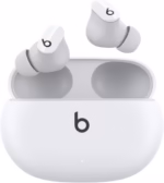 beats studio buds noise canceling true wireless in ear headphones (mj4y3ll/a), white, bluetooth, active noise cancellation, compact charging case
