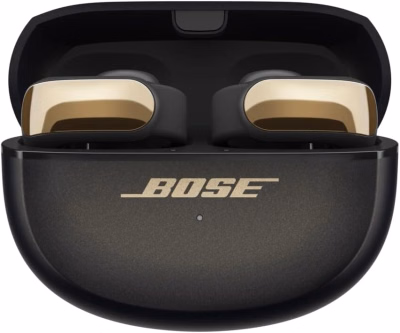 bose ultra open true wireless earbuds, open ear design, bluetooth, secure fit, desert gold
