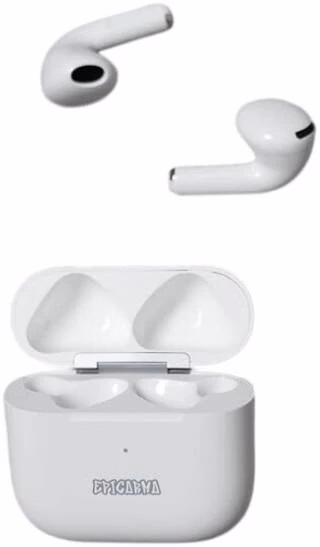 epicarma sonicx true wireless earbuds bluetooth earphones with charging case white