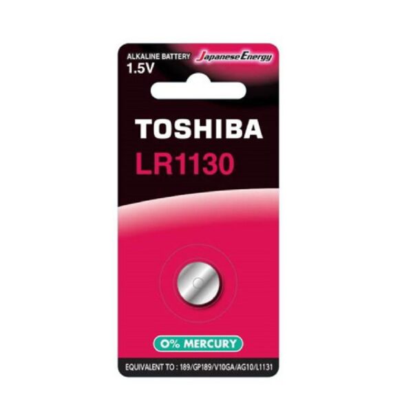 delivery in 2 to 3 business days toshiba lr1130 alkaline button cell battery 1.5v, equivalent to 189, gp189, v10ga, ag10, l1131