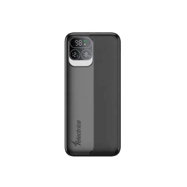 delivery in 48 hours 12 month warranty 10 day return felectrico pd22w power bank 20000mah, fast charging, dual usb a type c, quick charge portable